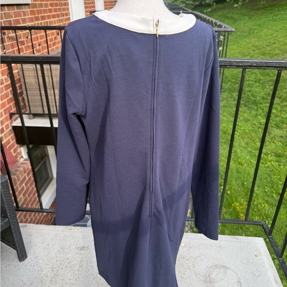 NWT Lilly Pulitzer Kennedy Classic Shift Dress True Navy Size XL - Picture 3 of 13